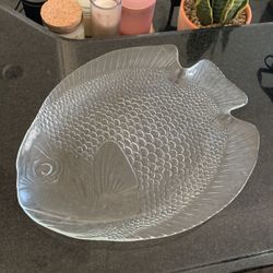 Fish Glass Platter