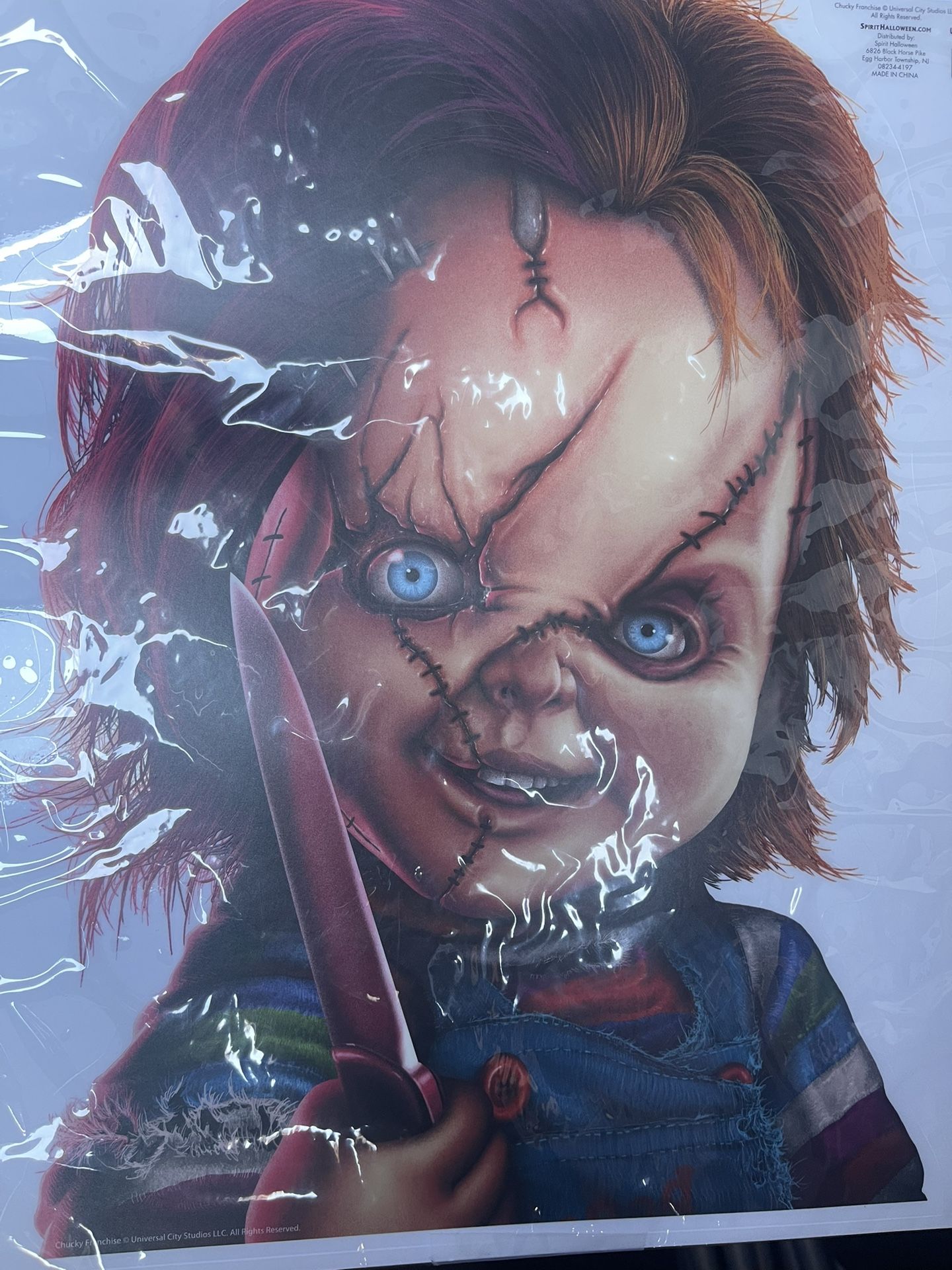 Chucky Window Cling