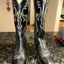Black And Blue Dress Cowboy Boots