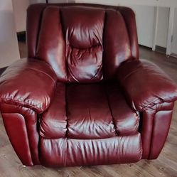Leather Rocking Recliner