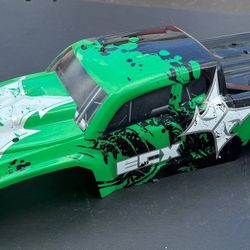 Parma Faskolor Ruckus RC Truck Body Shell Green Lexan 1/10 Monster Jam Style