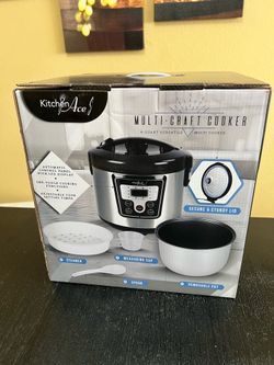 Kitchen Ace Multi Craft Cooker 6-Quart Versatile Cooker. New.