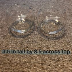 Cube And Bubble Glass Vases