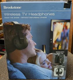 Brookstone Wireless TV Headphones