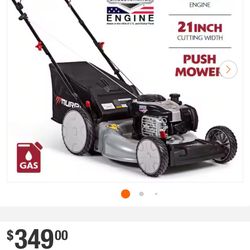 21 in. 140 cc Briggs and Stratton Walk Behind Gas Push Lawn Mower with Height Adjustment and with Mulch Bag