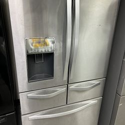 Whirlpool Large Stainless Fridge 