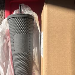 Matte Black Starbucks Disney Tumbler