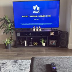 black tv stand 