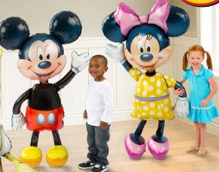 Mickey and Minnie Airwalker Balloons