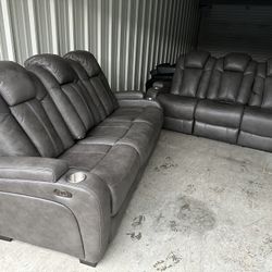 Power Reclining Couch Set