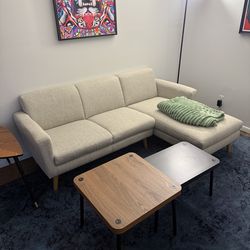 2-Piece Chaise Sectional L Sofa