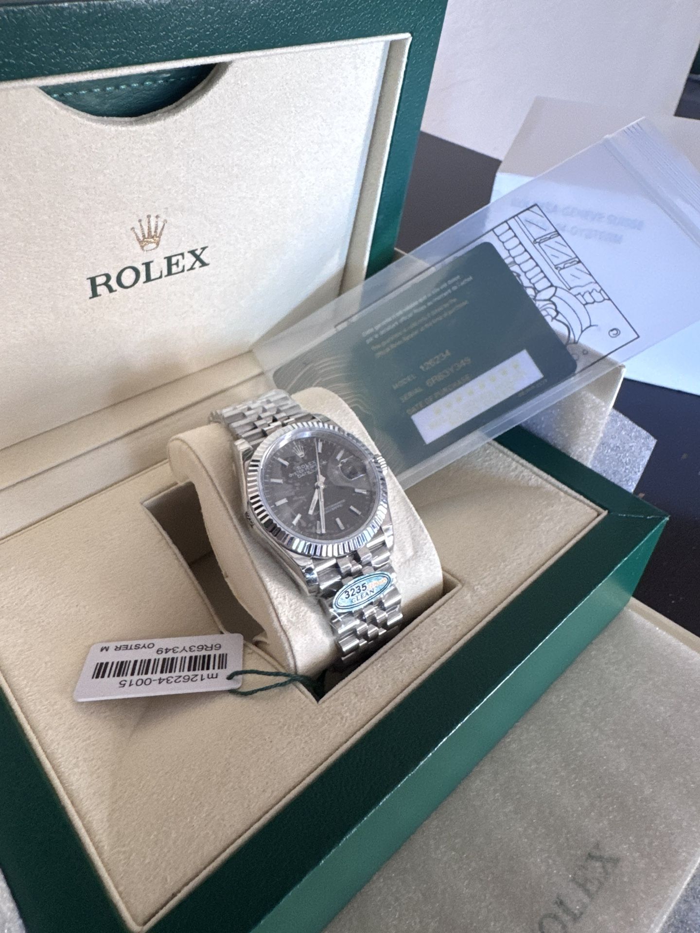 Silver Grey Stainless Steel Watch