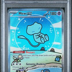 2024 Pokemon Paf En-Paldean Fates Mew Ex #232 PSA 10