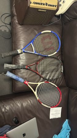 tennis rackets
