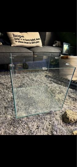 14 gallon Aquarium - rimless cube