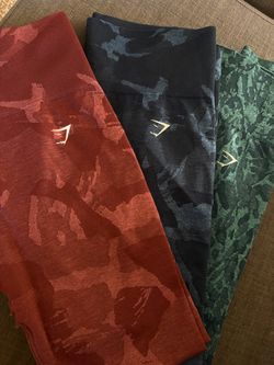 Gymshark Camo Seamless Leggings – Set of 3