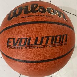 Wilson Evolution 28.5" Basketball - Orange (WTB0586) NFHS