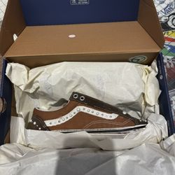 Cocoa Pearlized Vans 