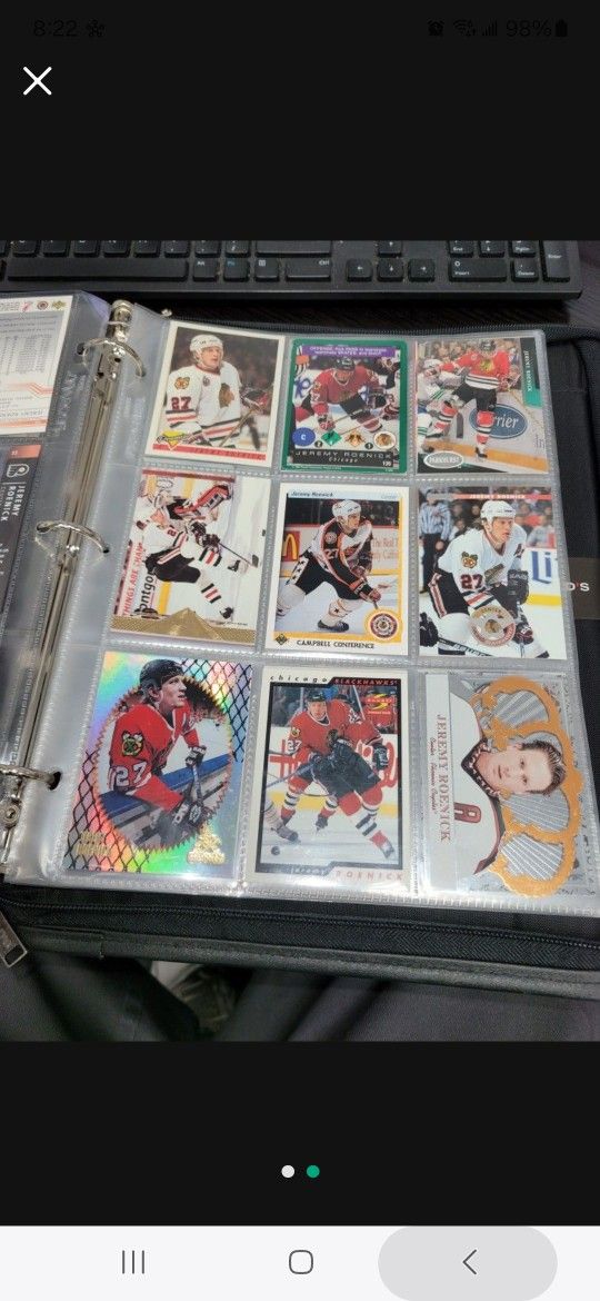 95 Different Jeremy Roenick Trading Cards $30