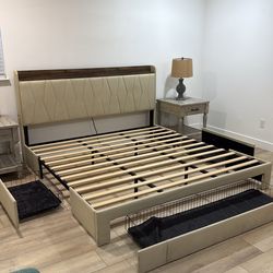 Ashley Furniture end tables plus lamps