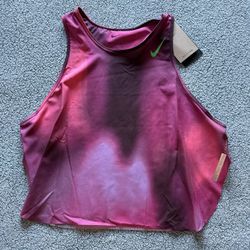 Nike Women’s AeroSwift Dri-FIT ADV Racing Cropped Tank Top L IF1627-532 MSRP $90
