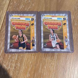2-Caitlin Clark Panini Cards