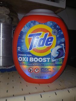 Tide Pods Oxy Boost  45XL Counts 