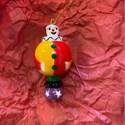 Rlly Poly Clown - Christmas Ornament