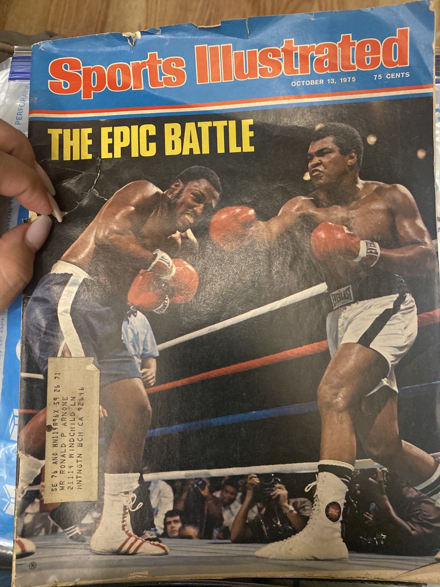 Vintage sports illustrated 1975