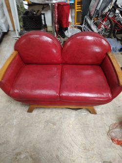 Whiskey Barrel loveseat