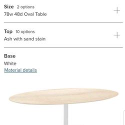 Room And Board Oval Dining Table