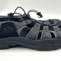 Keen Men Size 10 Newport H2 Sport Sandals Waterproof Hiking Camping Gray Black