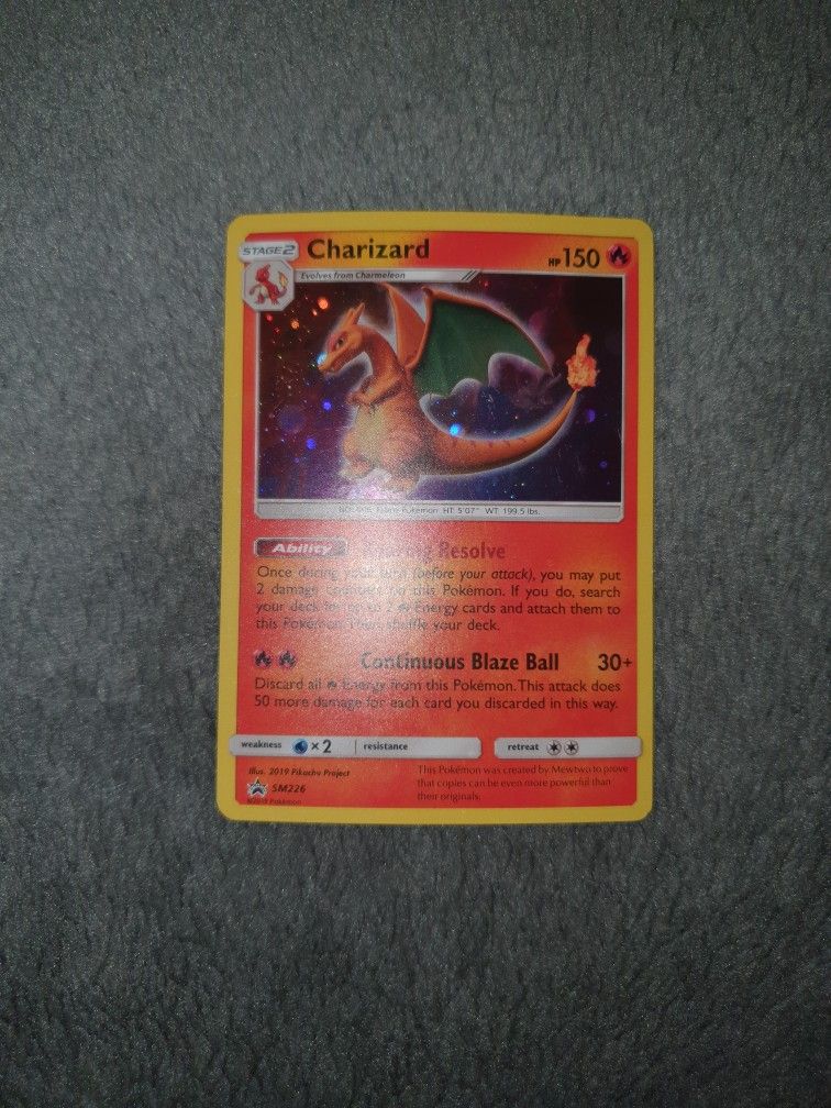 Pokemon Charizard Promo Sm226 Sun & Moon
