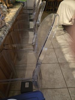 Kartell Crystal Stools 6 Pieces