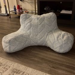MUST GO BY WEDNESDAY - Grey Reading Pillow