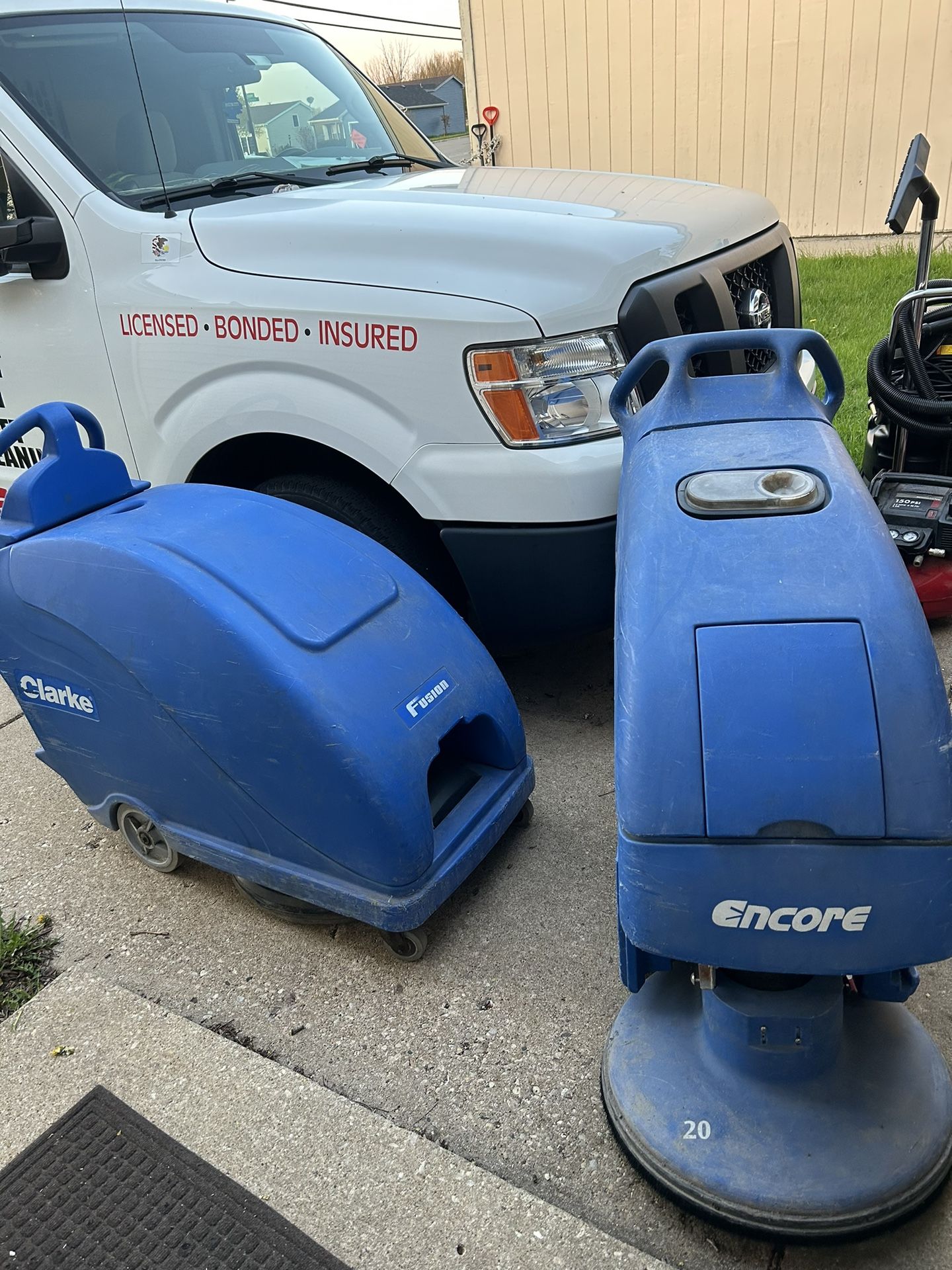 Clarke Floor scrubber & floor Buffer For Sale