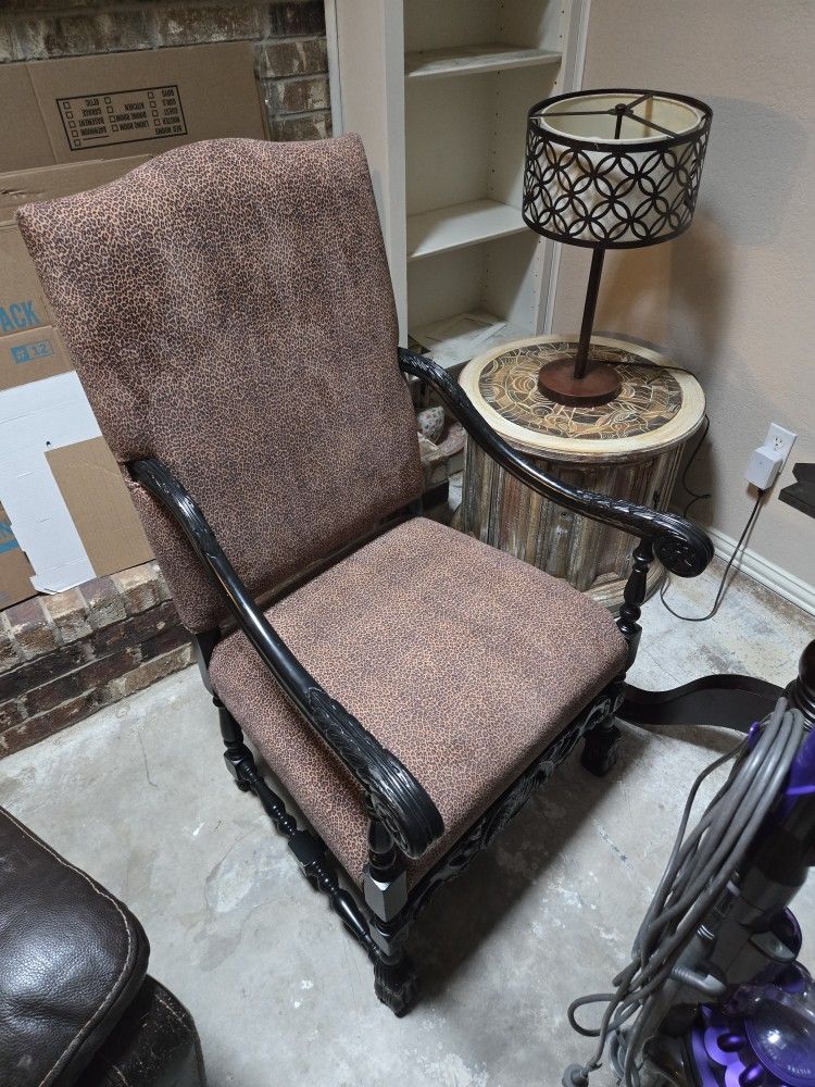 Cheetah Print Formal Chair