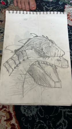 Godzilla drawing