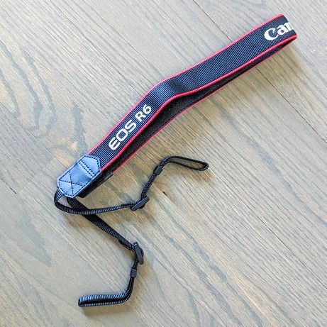 Canon EOS R6 Camera Neck Strap | Black