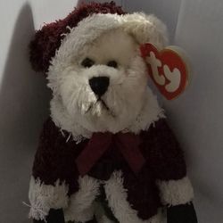Ty Santa bear from the attic treasures collection