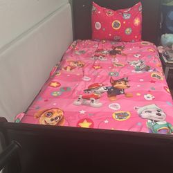 Twin Bed W/ Mattress 