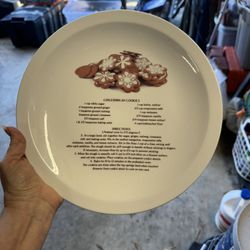Gingerbread Cookie Recipe Plate