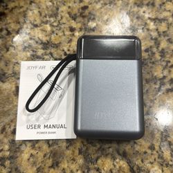 JOYFAR Portable Charger Power Bank Travel Essentials Battery Pack USB C 30000mAh Built in Cable 22.5W Phone Fast Charging Powerbank Compatible with iP