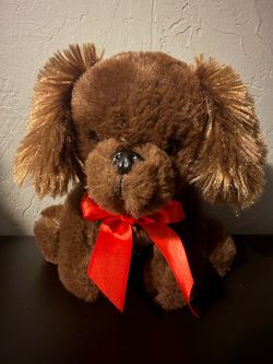 Dan Dee Collector's Choice Brown Puppy Dog Plush 7”