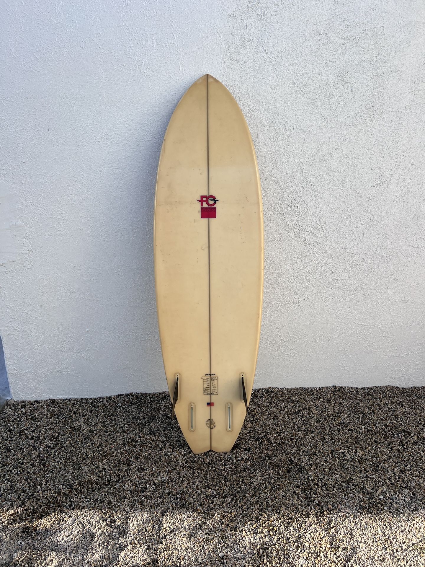 6’0 FC Quad Surfboard