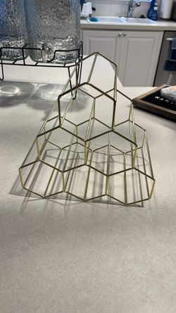 Gold Wine Bottle Holder