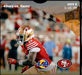 NFL tickets 49ers VS Rams