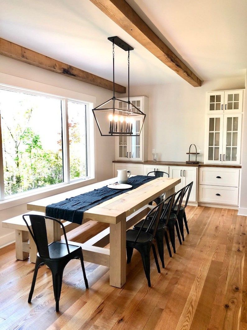 Custom Build Farmhouse Dining Tables.