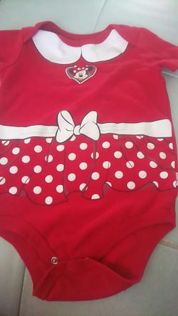 Baby girl Minnie mouse onesie size 24 months