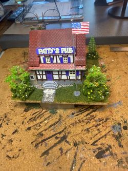 HO Scale Euro Pub Model